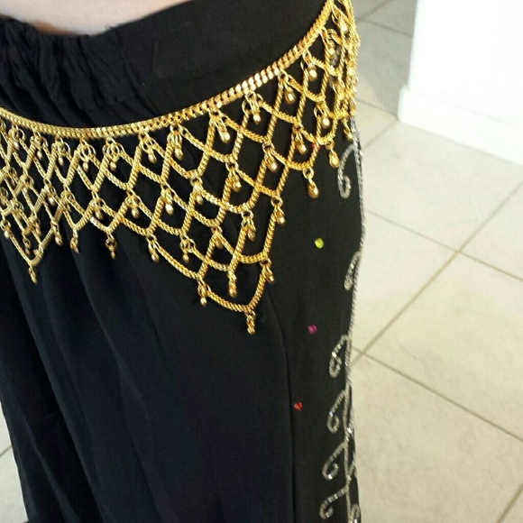 BELLY DANCING  Gold belt - Picture 3 of 4