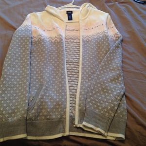 Excellent condition izod zip up sweater jacket