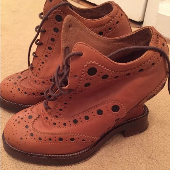 Acne wedge heel