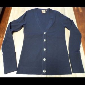 NWOT Tory Burch Shrunken Simone Cardigan