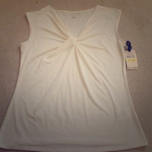 Emaline off white sleepless blouse NWT