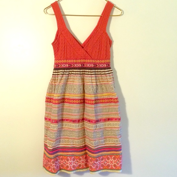 Embroidered Free People Dress