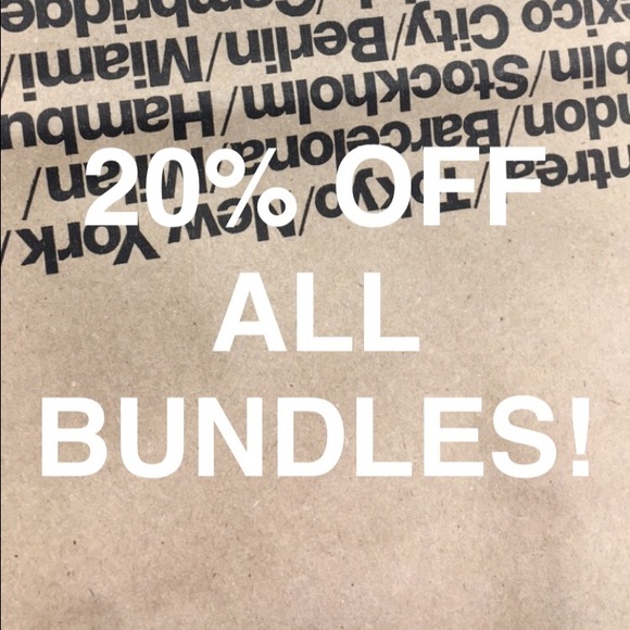 20% OFF ALL BUNDLES!