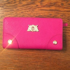 Juicy Couture pink and gold wallet
