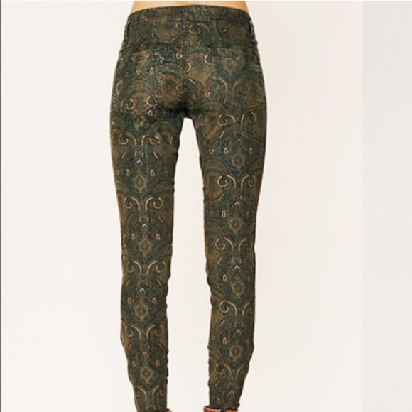 ❗️SOLD❗️Free people Multi Colored Cord Skinnies