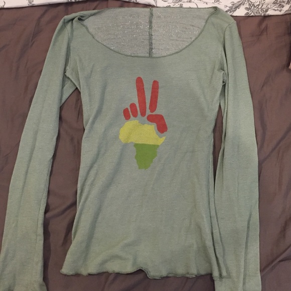 Omni peace rasta long sleeve. - Picture 1 of 2