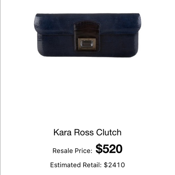 NWT 🐉Authentic Kara Ross NY Clutch Reduced - Picture 2 of 4