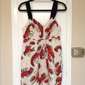 Anthropologie lobster dress