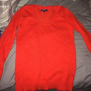 Orange sweater