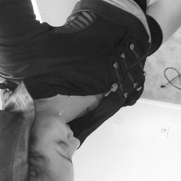 Black fitted Sean Jean Hoodie Sweater