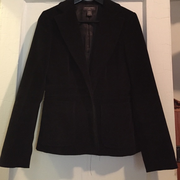 Banana Republic velour blazer. Size 6. Stretch.