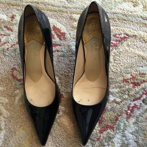 Cole Haan 3" black patent Nike air heels