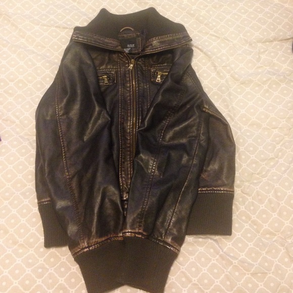 Brown Leather Jacket - Picture 1 of 4