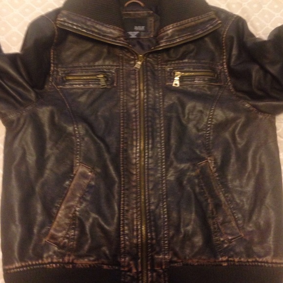 Brown Leather Jacket - Picture 2 of 4
