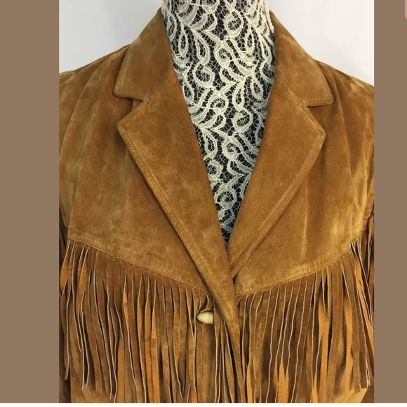 SOLD-RALPH LAUREN Western Fringed Jacket 1X RARE! - Picture 3 of 4