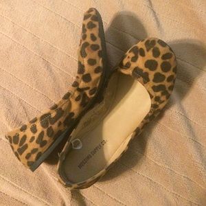 Cheetah print flats
