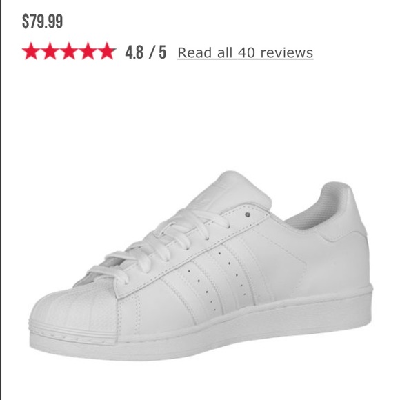 Men's superstar adidas like new