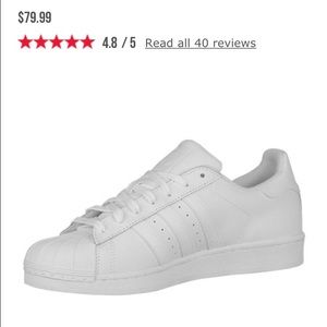 Men's superstar adidas like new