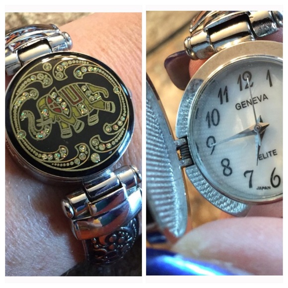 Accessories - Elephant Cuff Watch