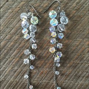 Beautiful Long Crystal Earrings!