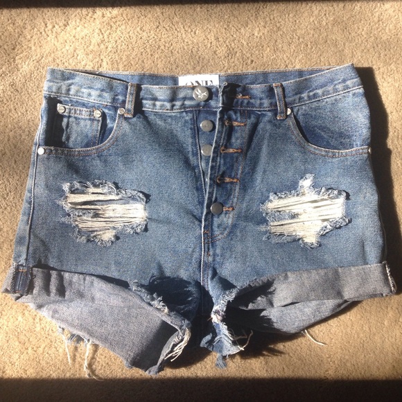 One Teaspoon Pants - Denim shorts from One Teaspoon