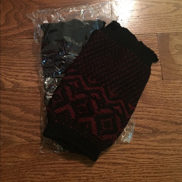 Black/Red Boot Socks