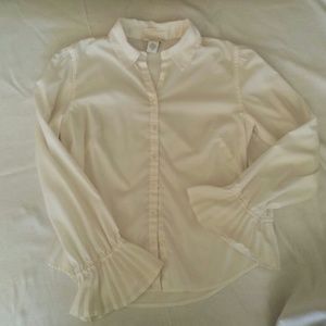 White Banana Republic stretch shirt