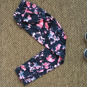 Floral leggings