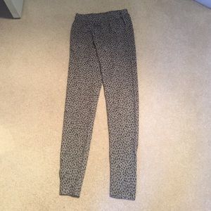 Animal print leggings