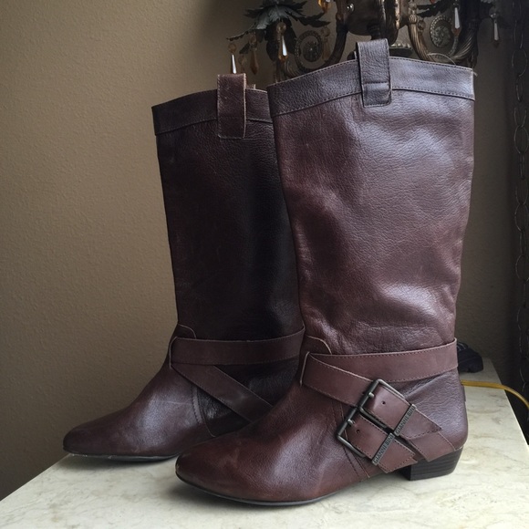 NWT Gianni Bini Soft Pebbled Leather Boots