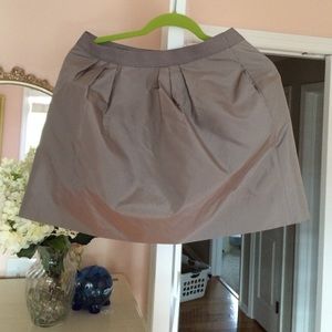 J Crew mini silk skirt