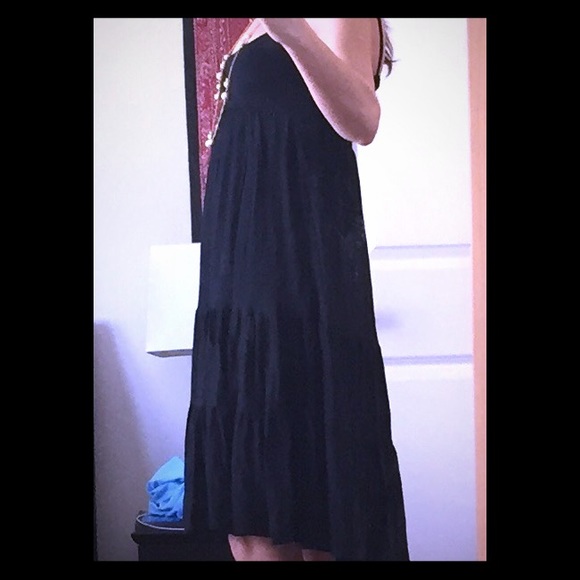 DKNY Pure line black roomy sun dress