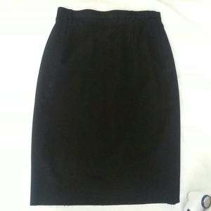 Escada black business skirt