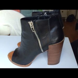 DV Dolce Vita Open Toe Booties - Mercy High Heel