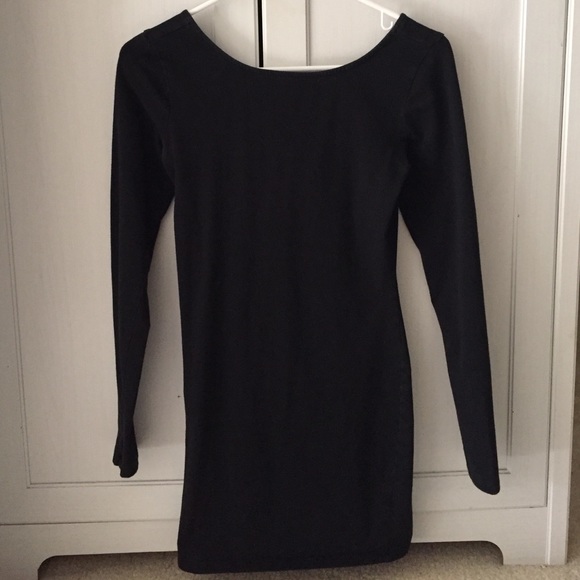 Long sleeve cocktail dress