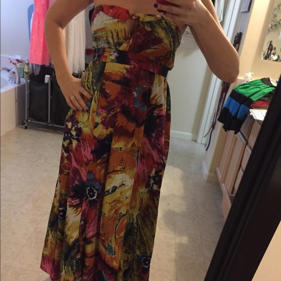 Bellatrix colorful maxi dress - Picture 2 of 3