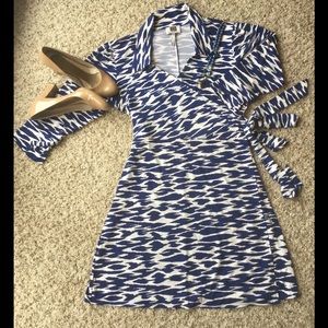 Knit Wraparound Dress by Laundty