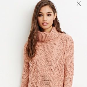 Mauve knit sweater