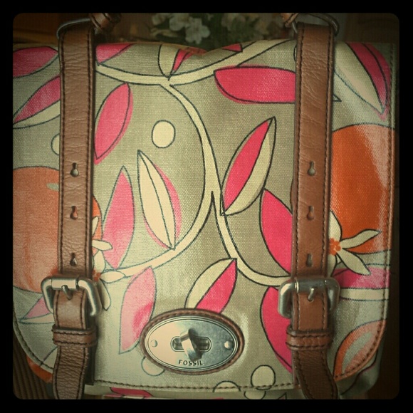 Fossil Key Per Crossbody Purse