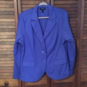 Cobalt blue easy care blazer
