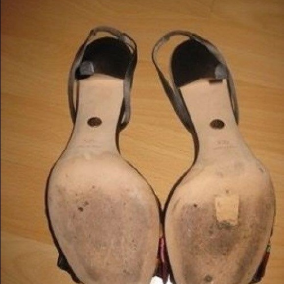 EMILIO PUCCI Slingback Multicolor Sandals - Picture 4 of 4