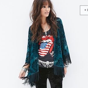 Velveteen Damask Kimono