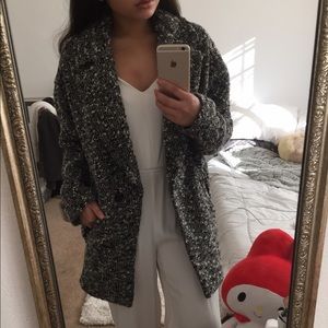 Marled Wool Blend PeaCoat