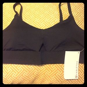 NWT! Gray Fabletics Sports/Yoga Bra Size Medium