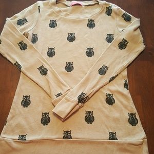 Long sleeve waffle tee