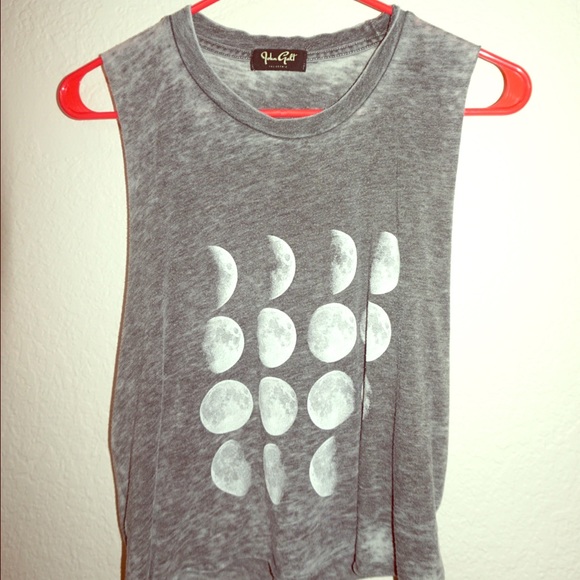 Brandy Melville Moon Phases muscle tee