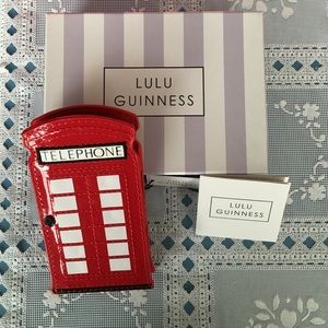 NWT Lulu Guinness London Telephone iPhone case