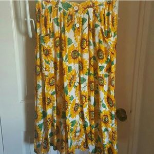 American apparel Sunflower skirt.