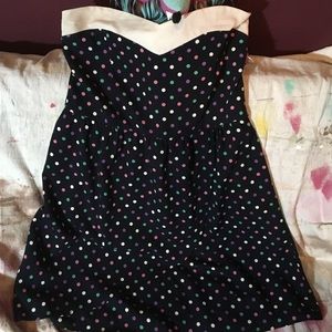 Colorful Polka Dot Strapless Paisley & Ivy Dress