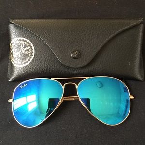 Raybans Blue Mirror